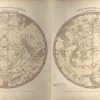 north and south pole celestial maps