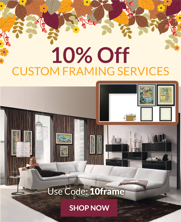 10% Off Custom Framing